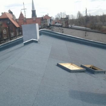 Remont dachu w budynku przy Dworcowej 24