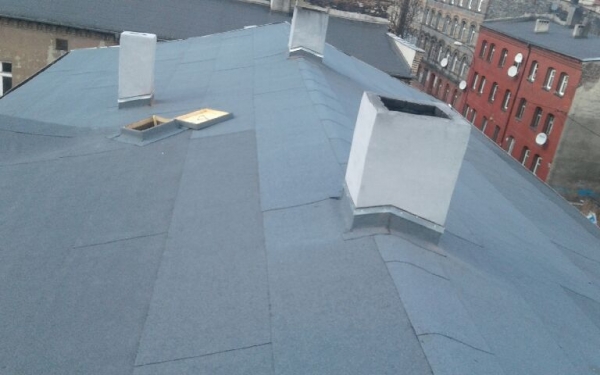 Remont dachu w budynku przy Dworcowej 24